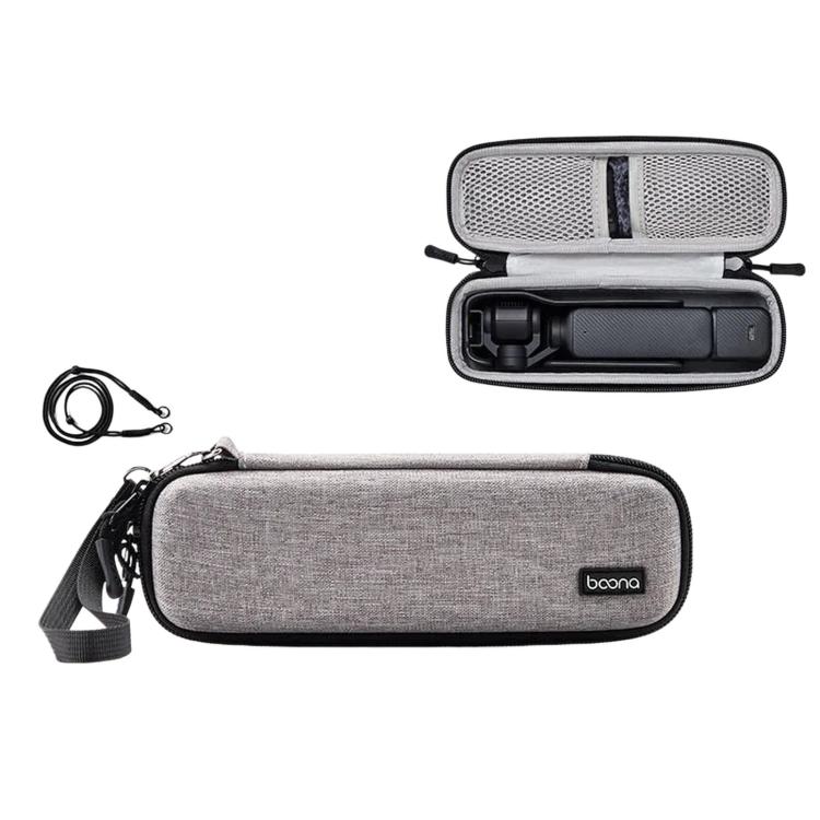Baona FD006 For DJI Osmo Pocket 3 Hard EVA Case Action Camera Protective Travel Pouch, Gray, Black, Gray+Lanyard, Black+Lanyard, Gray Upgraded, Black Upgraded, Upgraded Gray+Lanyard, Upgraded Black+Lanyard