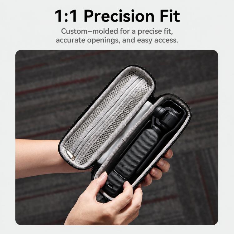 Baona FD006 For DJI Osmo Pocket 3 Hard EVA Case Action Camera Protective Travel Pouch, Gray, Black, Gray+Lanyard, Black+Lanyard, Gray Upgraded, Black Upgraded, Upgraded Gray+Lanyard, Upgraded Black+Lanyard