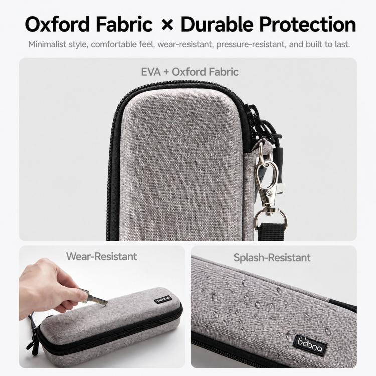 Baona FD006 For DJI Osmo Pocket 3 Hard EVA Case Action Camera Protective Travel Pouch, Gray, Black, Gray+Lanyard, Black+Lanyard, Gray Upgraded, Black Upgraded, Upgraded Gray+Lanyard, Upgraded Black+Lanyard