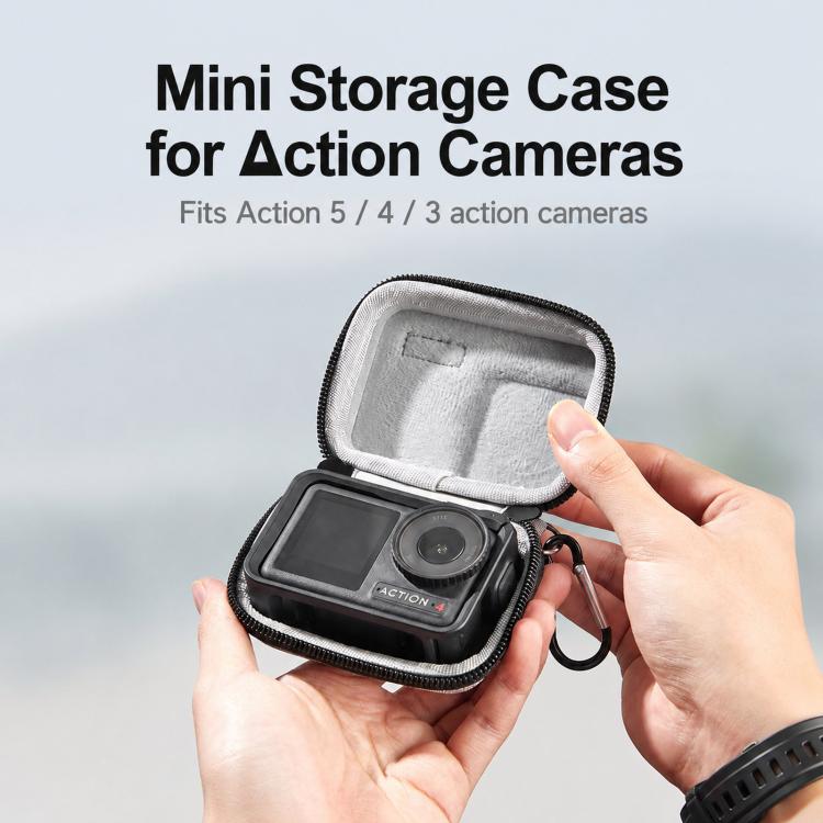 Baona BN-FD002 For DJI Osmo Action 3 / 4 / 5 Pro Mini Action Camera Case Hard EVA Protective Storage Bag