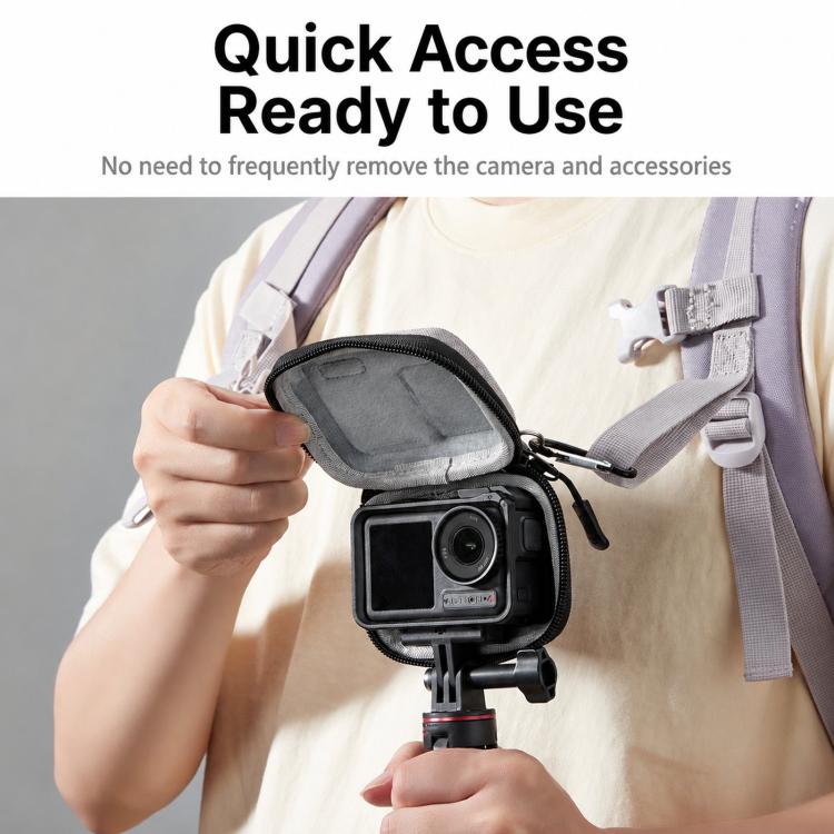 Baona BN-FD002 For DJI Osmo Action 3 / 4 / 5 Pro Mini Action Camera Case Hard EVA Protective Storage Bag