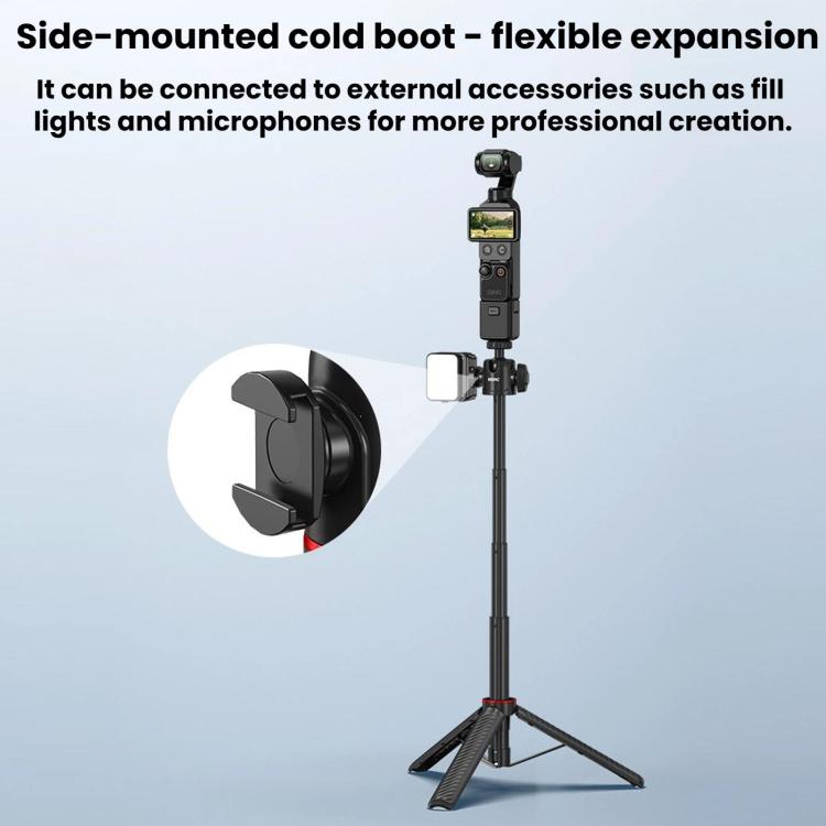 For DJI Osmo Pocket 4 / Action 6 / GoPro BRDRC Selfie Extension Tripod