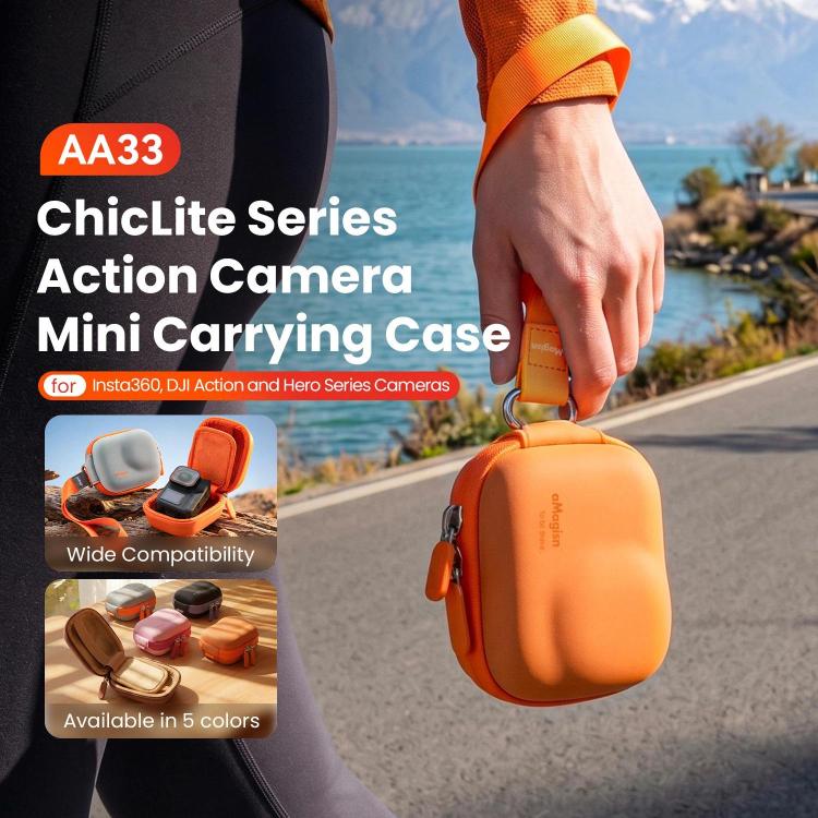 AMagisn ChicLite Series Action Camera Mini Carrying Case For Insta360, DJI Osmo Action & GoPro Hero