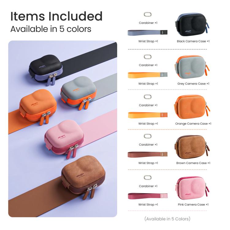 AMagisn ChicLite Series Action Camera Mini Carrying Case For Insta360, DJI Osmo Action & GoPro Hero