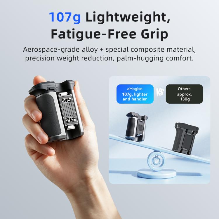 aMagisn Bluetooth Xplorer Grip Kit, For Insta360 Ace Pro 2 / Ace Pro / X5, For Insta360 GO Ultra