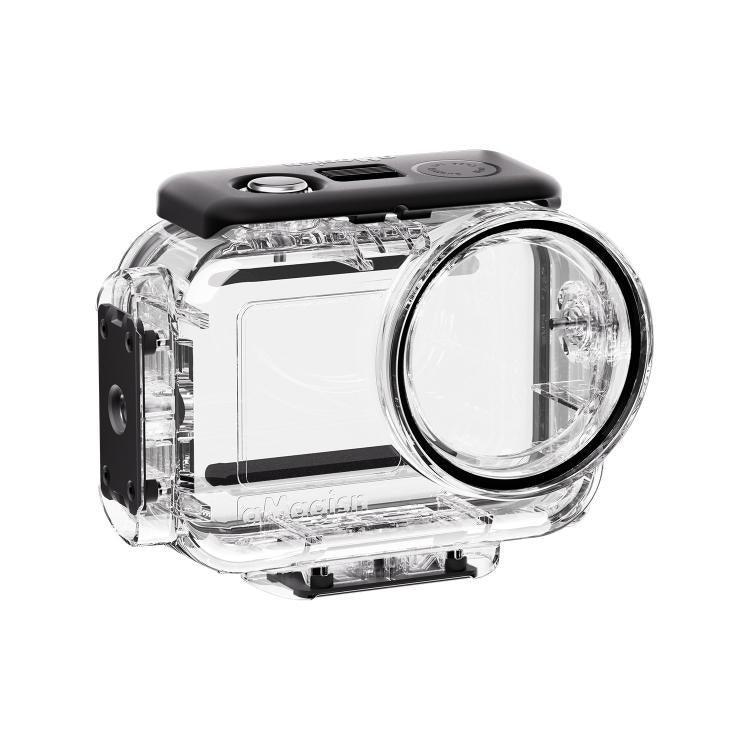 For DJI Action 6 aMagisn 60m Waterproof Case Deep Diving Housing with Dual Lock