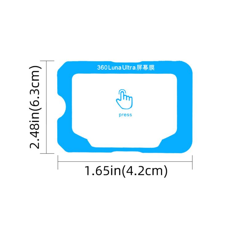 For Insta360 Luna Ultra BRDRC Jet Lens Protector AR Tempered Glass Screen Protector, Screen Protector+Tool, Lens+Screen Protector+Tool