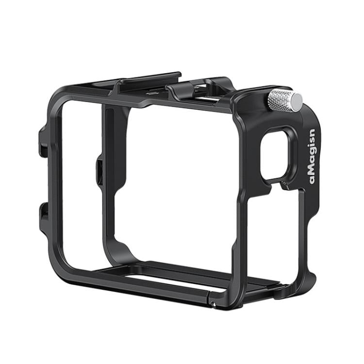 AMagisn Metal Frame Case For Insta360 Ace Pro 2 / Ace Pro / Ace Aluminum Utility Cage With Cold Shoe