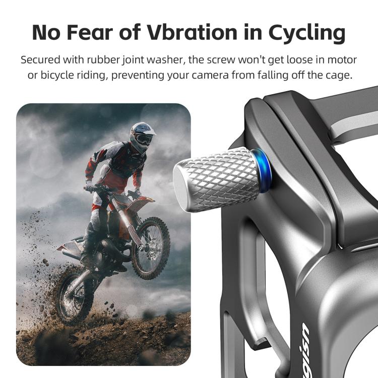 AMagisn Metal Frame Case For Insta360 Ace Pro 2 / Ace Pro / Ace Aluminum Utility Cage With Cold Shoe