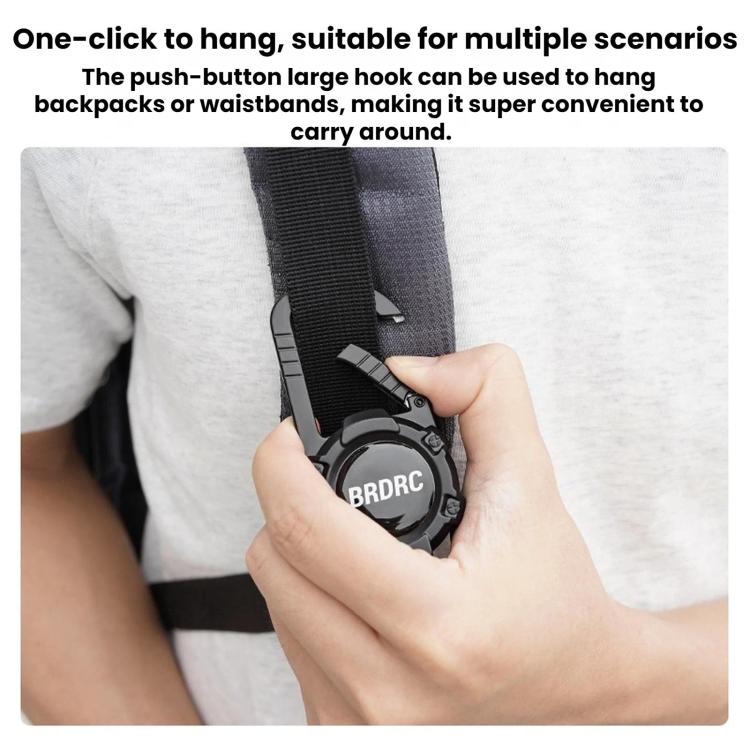 For DJI Osmo Packet 4 / 3 BRDRC Magnetic Telescopic Backpack Hook Anti-Loss Rope, Magnetic