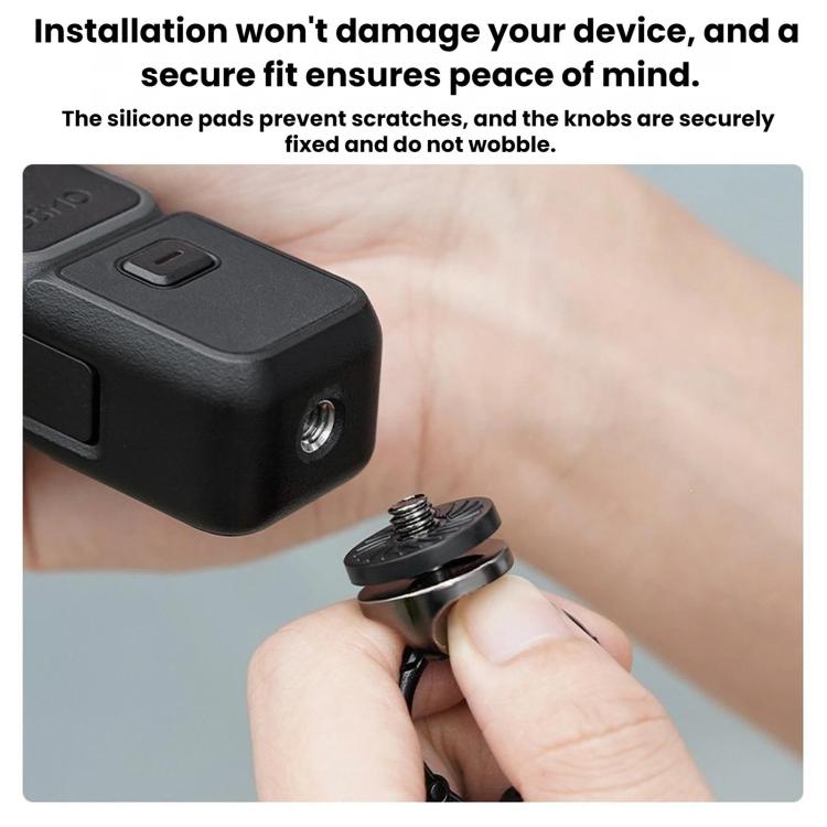 For DJI Osmo Packet 4 / 3 BRDRC Magnetic Telescopic Backpack Hook Anti-Loss Rope, Magnetic