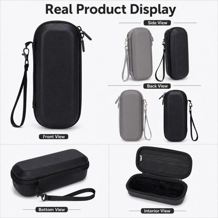 For Insta360 Luna Ultra Portable Carrying Case Hard EVA Travel Storage Bag with Carabiner