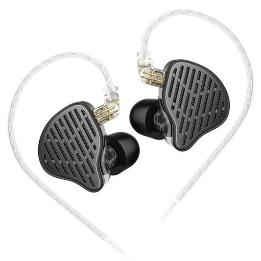 KZ-PR2 Planar Magnetic In-Ear Monitor Hi-Fi Detachable Cable 1.2m Wired Earphones, Standard, With Mic