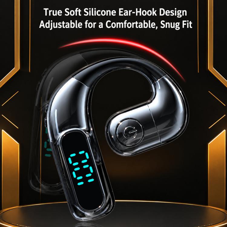 P80 Open Ear Bluetooth Earphone Rotatable Wireless Business Earphone With LED Power Display, P80