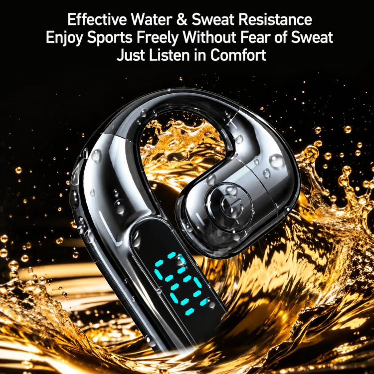 P80 Open Ear Bluetooth Earphone Rotatable Wireless Business Earphone With LED Power Display, P80