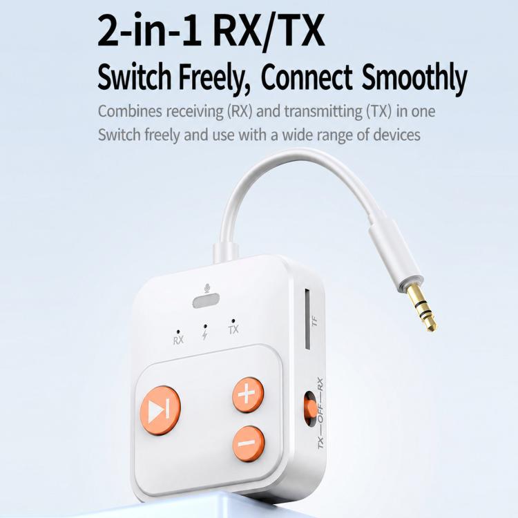 2-In-1 Bluetooth Receiver/Transmitter TF Card Music Player Adapter, A26
