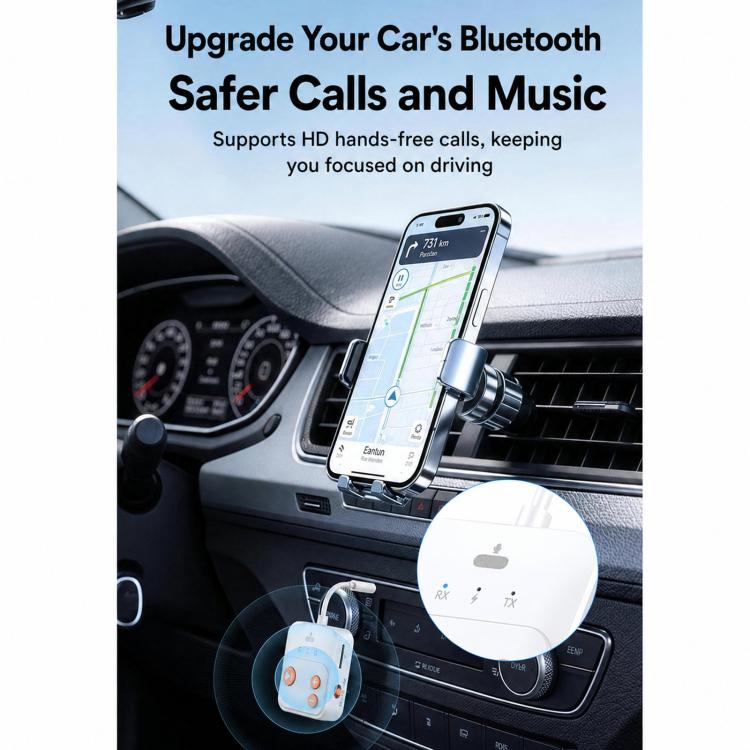 2-In-1 Bluetooth Receiver/Transmitter TF Card Music Player Adapter, A26