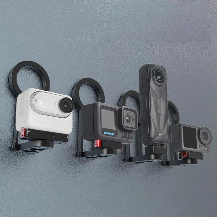 Magnetic Action Camera Mount Base, Universal 2-Prong Ball Joint, For Insta360 GO 3/3S Quick Release, For GoPro 13 Quick Release, For DJI Action 5 Pro/4/3/2 Quick Release, For 1/4inch Screw Hole Camera, Universal 17mm Ball Joint                         ...