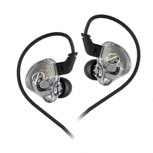 KZ-Dawn Mobile Phones Gaming Sports Music 1.2m Wired In-ear Earphones, OFC Cable Standard, OFC Cable With Mic, Silver-plated Cable Standard, Silver-plated Cable With Mic