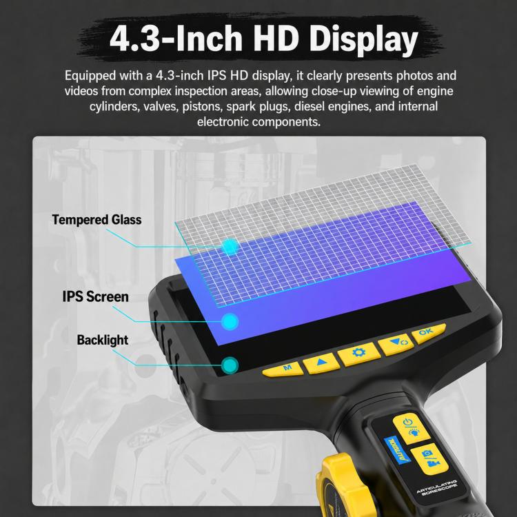 AUTOOL SVB305 1080P High Definition Visual Endoscope Deposit Inspection Tool For Auto Engine Maintenance, SVB305