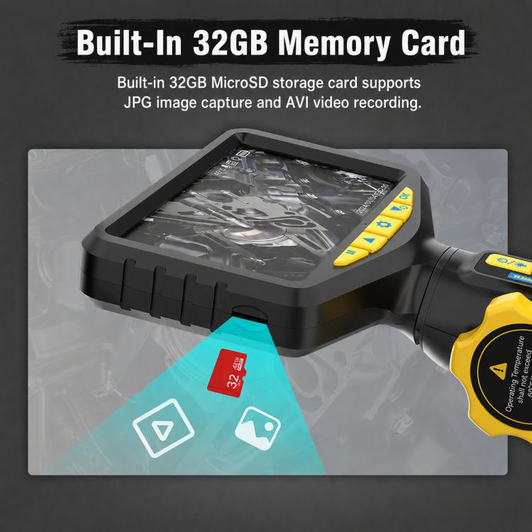 AUTOOL SVB305 1080P High Definition Visual Endoscope Deposit Inspection Tool For Auto Engine Maintenance, SVB305
