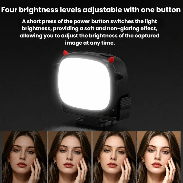 BRDRC Handheld Selfie Monster Fill Light Accessory, For DJI Osmo Action 3 / 4 / 5 Pro, For DJI Osmo Action 6 / Nano