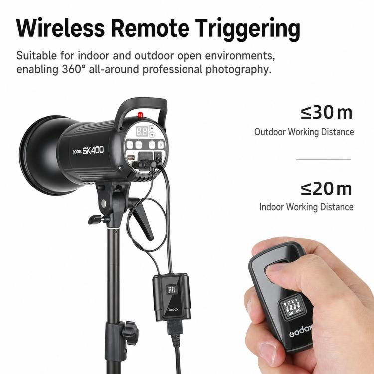 Godox DM16 Camera Flash Sync Universal Wireless Trigger For DSLR Cameras, Transmitter, Receiver, Transmitter+Receiver, Transmitter+2 Receiver, Transmitter+3 Receiver