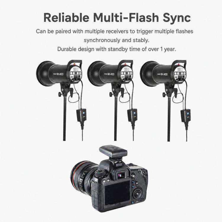 Godox AT-16 Wireless Trigger 16-Channel Flash Receiver Universal Camera Trigger, Transmitter, Receiver, Transmitter+Receiver, Transmitter+2 Receiver, Transmitter+3 Receiver