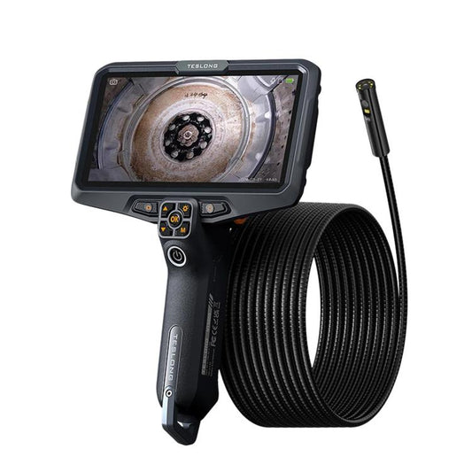 TESLONG NTS600 6 Inch Large Screen HD Industrial Endoscope IP67 Waterproof Inspection Camera, NTS600
