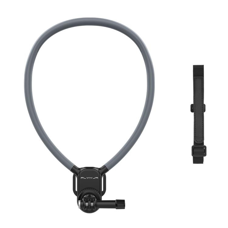 Flymile First-person Perspective Shot Magnetic Quick-release Neck Brace, For DJI Osmo Action 3 / 4 / 5 Pro / 6, For Insta360 Ace / Ace Pro 2 / X5, Universal Action Camera Two-Claw