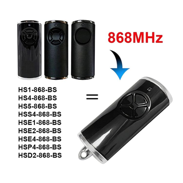 For HORMANN HSE4-868-BS 868MHz Garage Door Remote Control, 868MHz