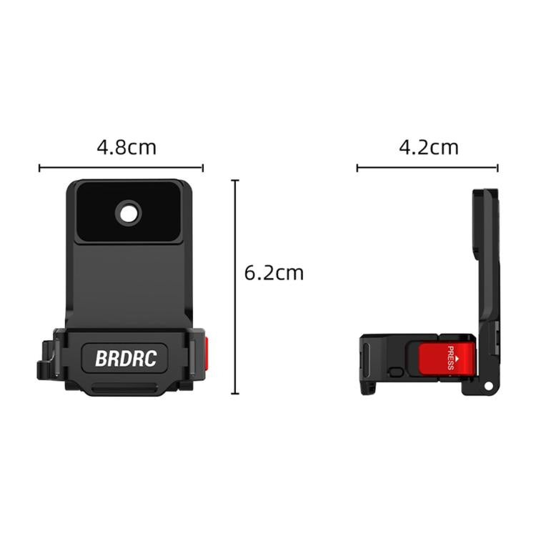 For DJI Osmo Pocket 4P / 4 / 3 BRDRC Multi-functional Magnetic Expansion Dock