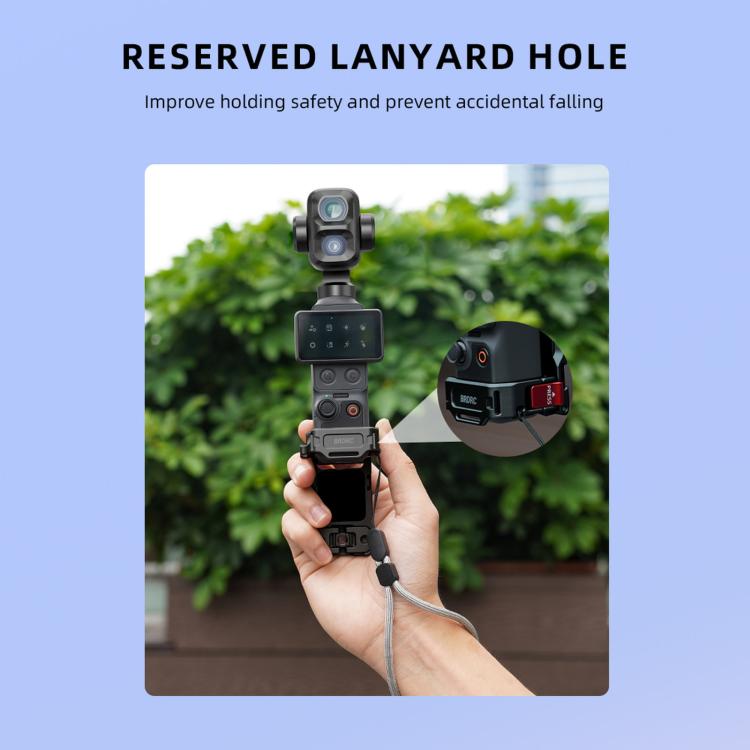 For DJI Osmo Pocket 4P / 4 / 3 BRDRC Multi-functional Magnetic Expansion Dock