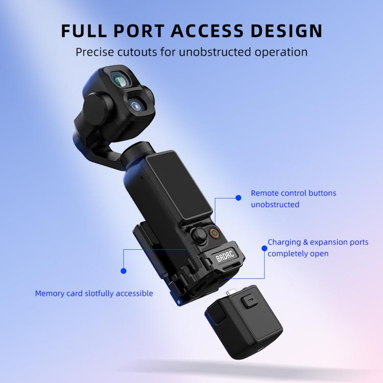 For DJI Osmo Pocket 4P / 4 / 3 BRDRC Multi-functional Magnetic Expansion Dock