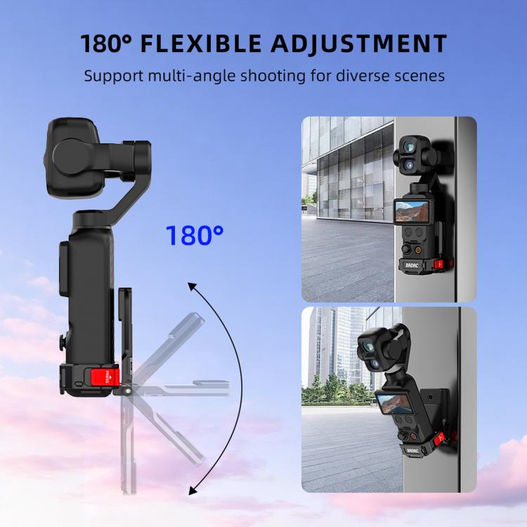 For DJI Osmo Pocket 4P / 4 / 3 BRDRC Multi-functional Magnetic Expansion Dock