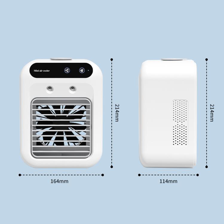 Mini Household Air Cooler, Desktop Cooling Fan With Mist Spray & Humidification Function, L7