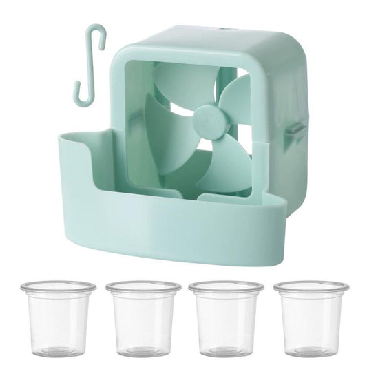 Hanging Fan Ice Cooler Attachment Evaporative Cooling Ice Box for Pedestal and Floor Fans