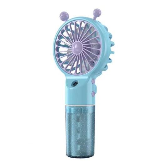 Snail Shaped Handheld Mist Fan Hydrating Portable Rechargeable Mini Fan