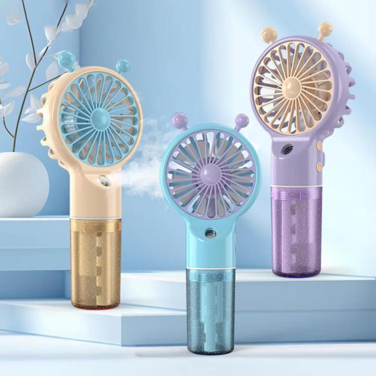 Snail Shaped Handheld Mist Fan Hydrating Portable Rechargeable Mini Fan