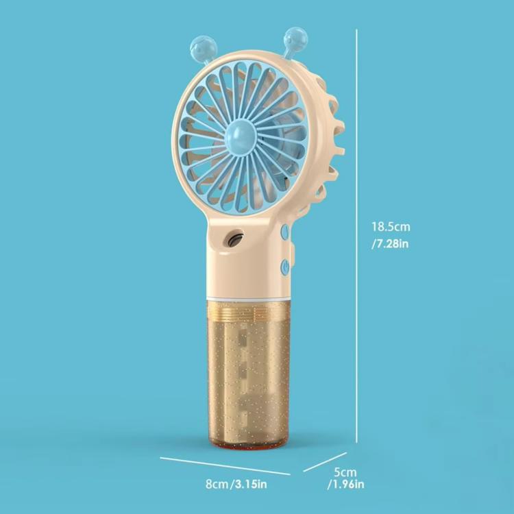 Snail Shaped Handheld Mist Fan Hydrating Portable Rechargeable Mini Fan