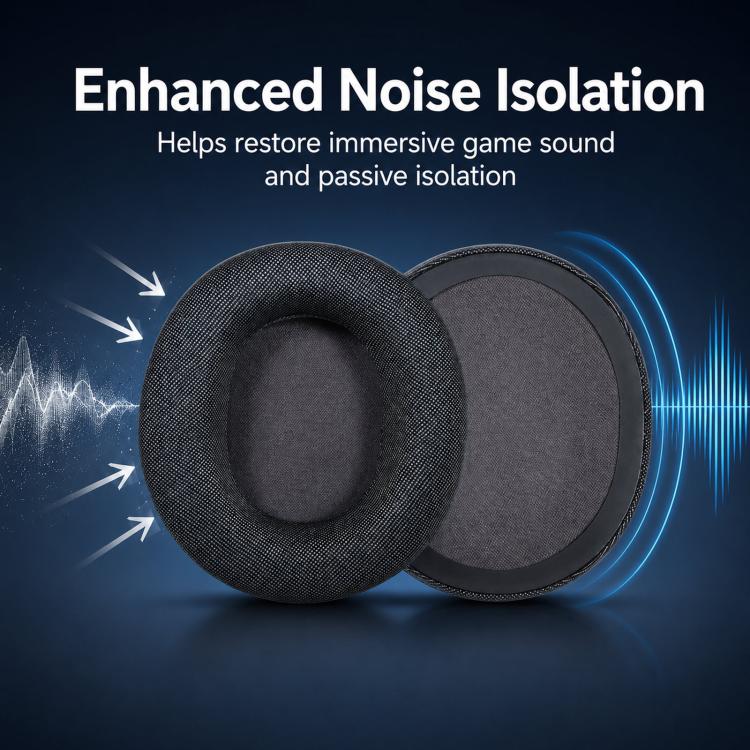 2pcs Replacement Ear Pads  For Steelseries Arctis Pro / Arctis 3 / 5 / 7 Breathable Athletic Mesh Cushions