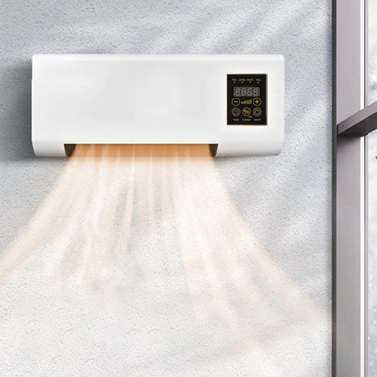 Wall Mounted Air Conditioner Fan Household Cooling & Heating Fan Electric Heater, EU Plug, UK Plug, US 110V 2-Pin Plug, US 110V 3-Pin Plug, AU Plug, Natural Gentle Breeze US 3-Pin Plug