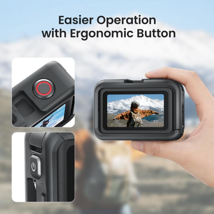 For DJI OSMO Action 6 aMagisn Utility Frame Protective Camera Cage with Cold Shoe Mount & 1/4inch Threaded Hole
