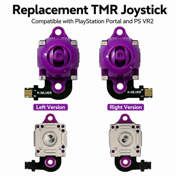 For PlayStation Portal and PS VR2 Replacement TMR Joystick, Left, Right, Left & Right