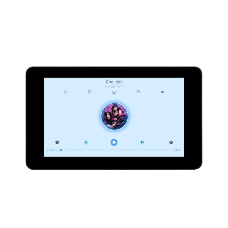 WAVESHARE ESP32-S3 7 Inch AI Voice Touch Display Development Board, 800 × 480 Resolution, 5-Point Touch, IPS Display Panel, Supports 2.4GHz Wi-Fi & BLE 5, 34894