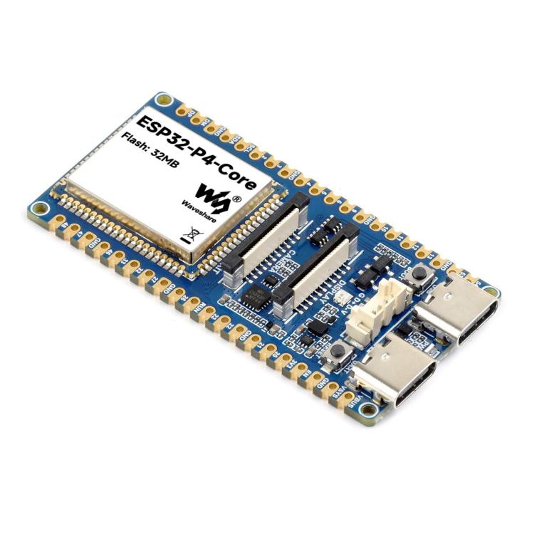 WAVESHARE ESP32-P4-Core Development Board, Equipped With RISC-V 32-Bit Dual-Core And Single-Core Processors, Supports USB OTG 2.0 HS, With Soldered Pin Header, No Soldered Pin Header