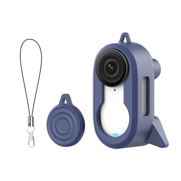 For Insta360 GO 3S & GO 3 Anti-Shake Silicone Case Rocket Brooch Cover With Anti-Lost Lens Cap