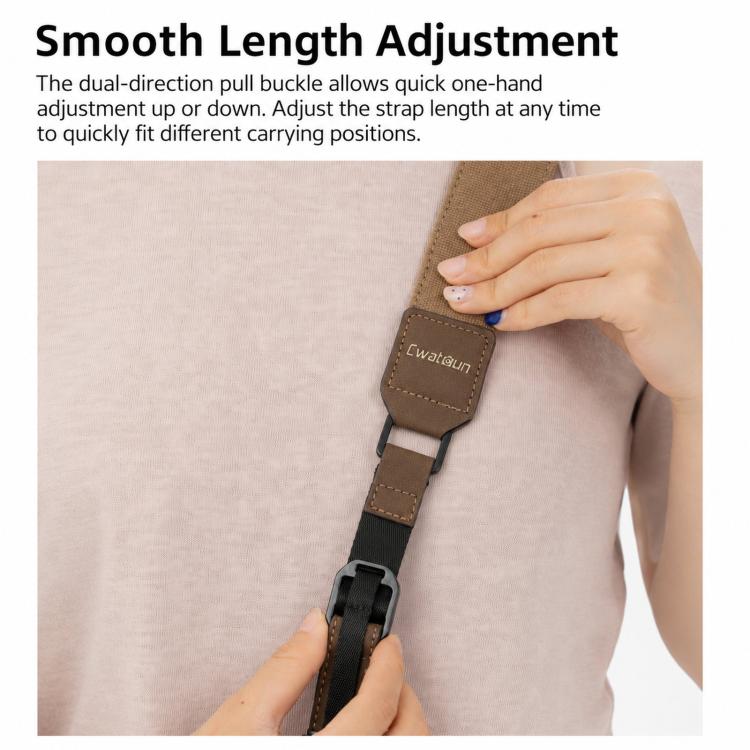 Quick Release Camera Strap Vintage Canvas Neck Shoulder Strap For DSLR Mirrorless Cameras, D337