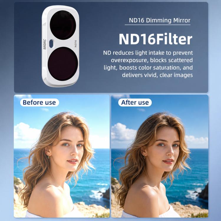 For Insta360 Luna Ultra BRDRC Magnetic Filter, UV Filter, CPL + ND16 + Black Soft Filter, CPL + Black Soft + Adjustable VND Filter, CPL + Black Soft + Anti-Light Pollution + Adjustable VND Filter