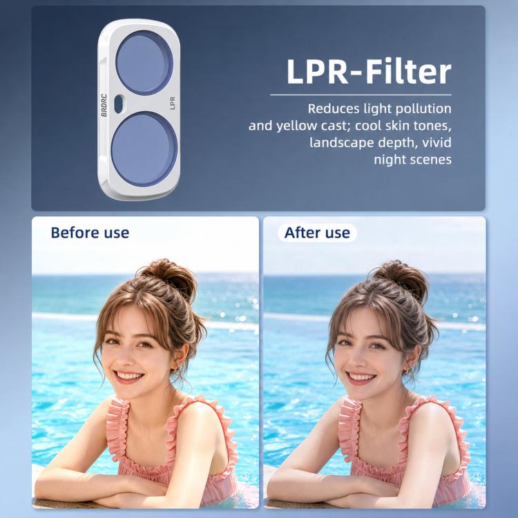 For Insta360 Luna Ultra BRDRC Magnetic Filter, UV Filter, CPL + ND16 + Black Soft Filter, CPL + Black Soft + Adjustable VND Filter, CPL + Black Soft + Anti-Light Pollution + Adjustable VND Filter